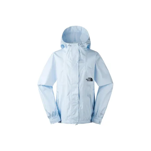 THE NORTH FACE City Outdoor Collection Hiking Waterproof, Windproof, And Breathable Windbreaker Jacket Women's Blue