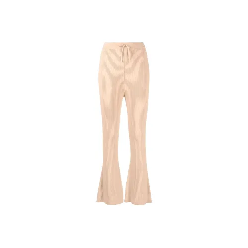 NANUSHKA Ribbed Knitted Cropped Pants