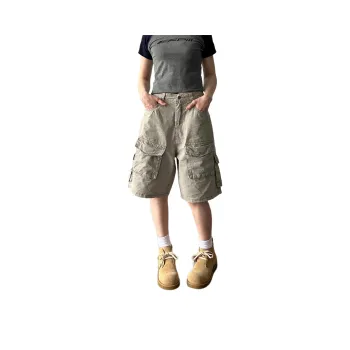 PISYPOX Cargo Shorts Unisex Khaki