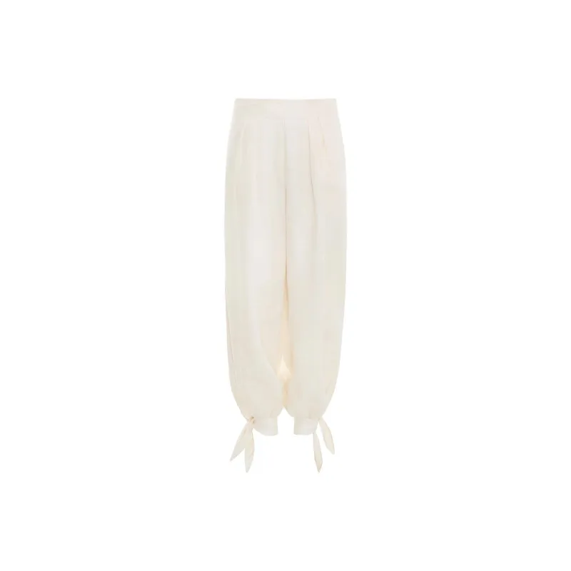 Zimmermann Slouchy Linen Trousers-0
