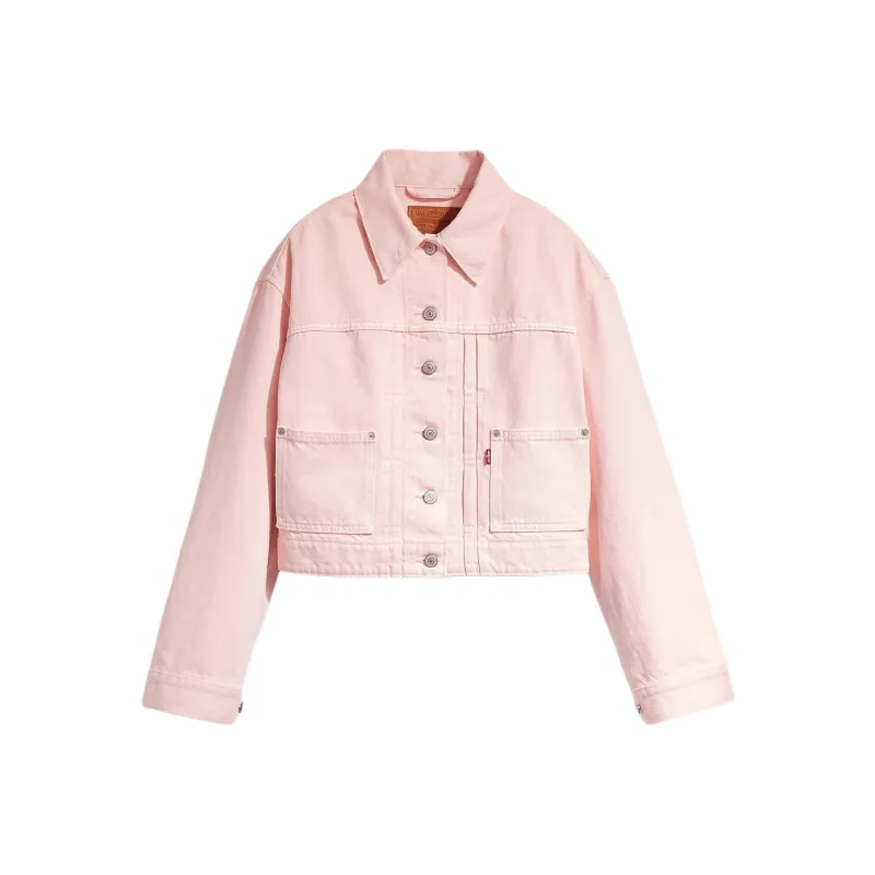 Levis Denim Jackets Women's Pink-0