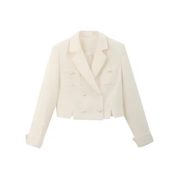 VIMLY Business Suit Women's Cream Apricot