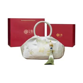 Pmsi Fabric Handbag Trumpets Women's Light Green
