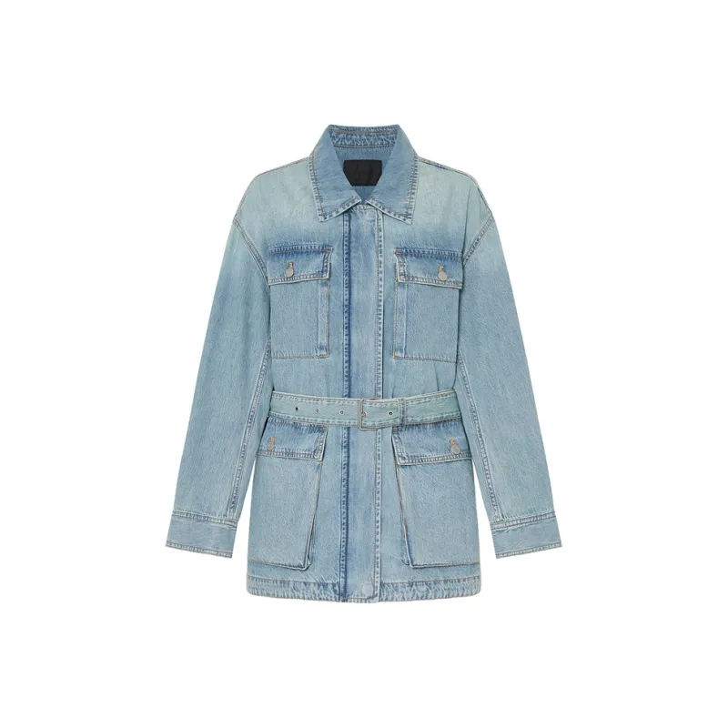 MOCO Denim Jacket Women's Denim Blue-0