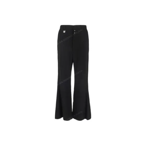 MM6 Maison Margiela Logo Pendant Flared Trousers