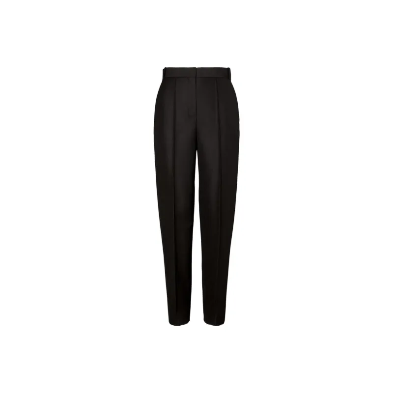 TORY BURCH High Waist Tapered Tailored Trousers-0
