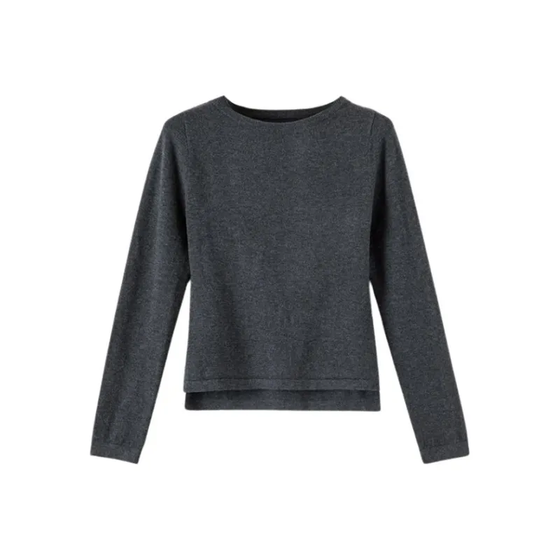 Late White Knitwear Women's Dark Gray-0
