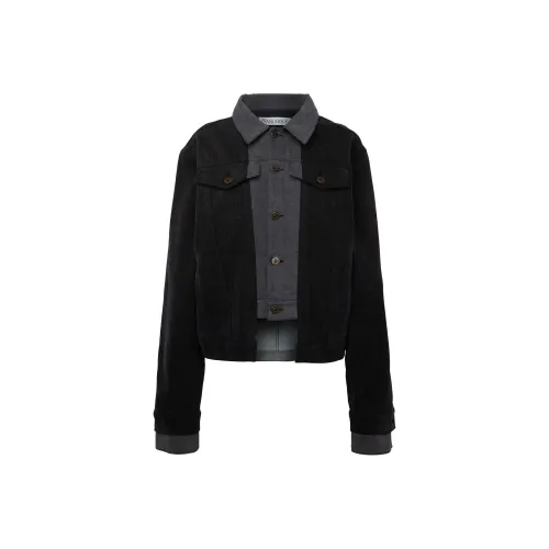 JW Anderson Logo appliqué Layered Denim rml jacket