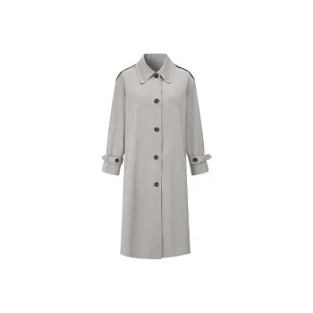 Elva' Island Trench Coat Women's Gray