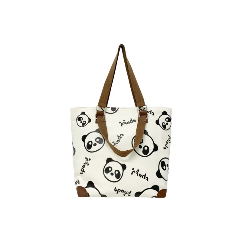 Yalu Canvas Shoulder Bag Regular Unisex Multicolor-3