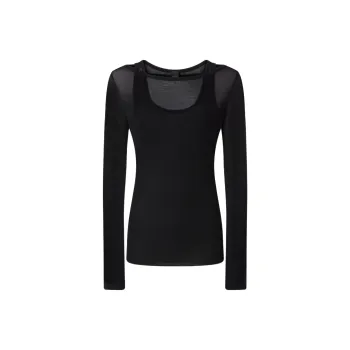 PINKO Long sleeve Gauze T shirt
