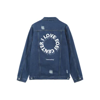 EOEI Loose Fit Denim Jacket Women's