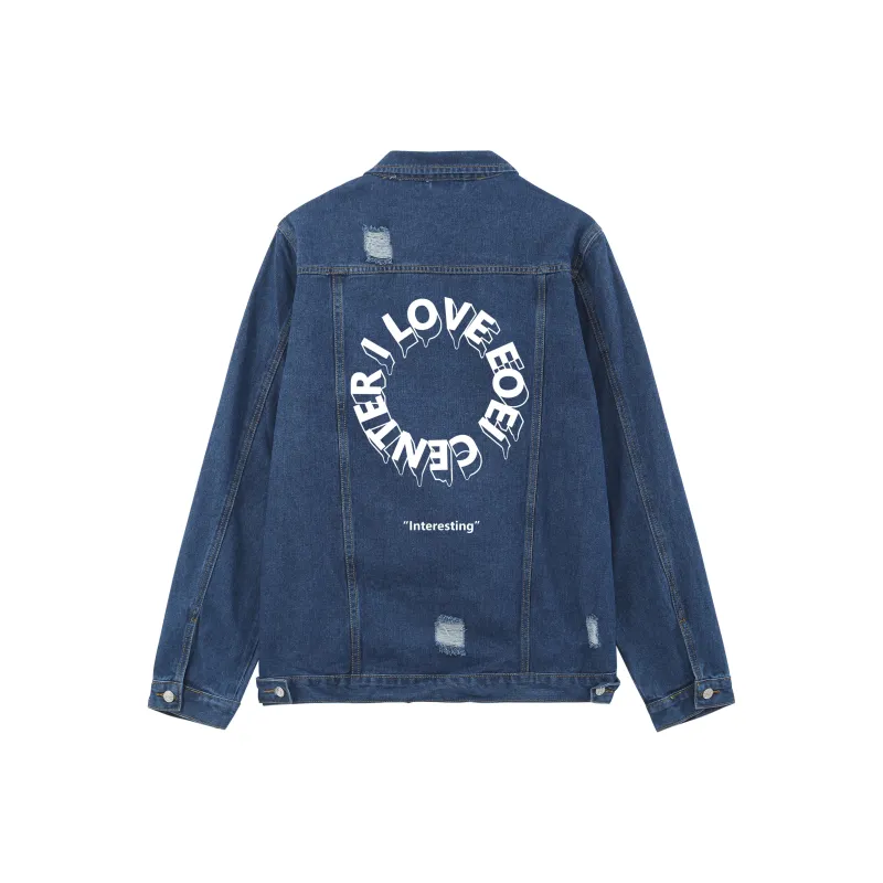 EOEI Loose Fit Denim Jacket Women's-0