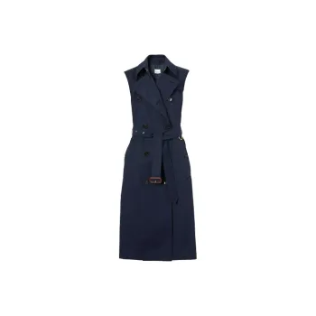 Burberry Trench Coats Women's Midnight Blue