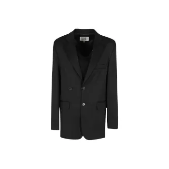 MM6 Maison Margiela Business Suits Coats Women's Black