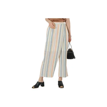 Beams Casual Pants Women's Gray Orange