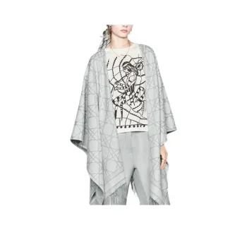 DIOR Cloaks Women's Gray