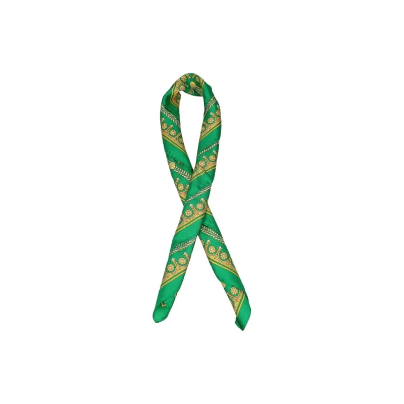 FANSIZHE Silk Scarves Women's Green-1
