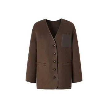 JZ. ANNAKRO Coat Women's Light Coffee
