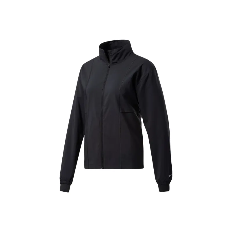 Reebok WORKOUT READY RUN WOVEN Trench Coat Women's Black-0