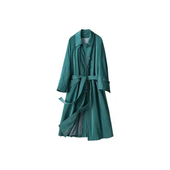 H-YXIANG Trench Coats Women's