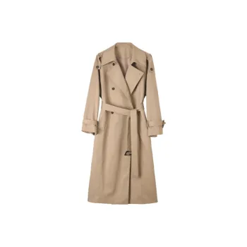 HIPPIEMISS Trench Coats Women's Khaki