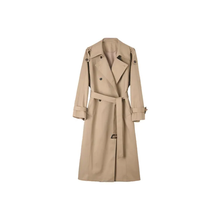 HIPPIEMISS Trench Coats Women's Khaki-0