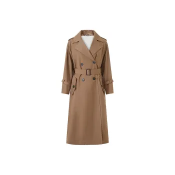 WEEKEND MaxMara Coat Women's Olive Brown