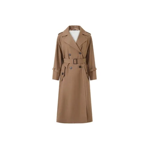 WEEKEND MaxMara Coat Women's Olive Brown