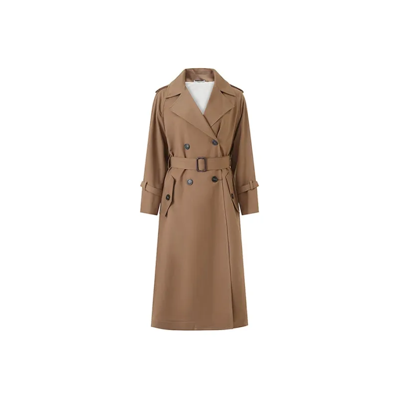 WEEKEND MaxMara Coat Women's Olive Brown-0