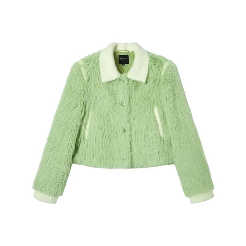 MEETLADY Velvet feel Coat Women's-0