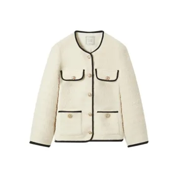 EICHITOO Business Suit Women's Ecru Trim
