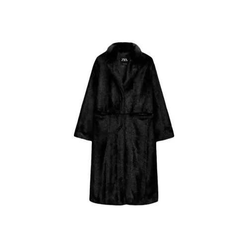 ZARA ZW Series Coats Women's Black