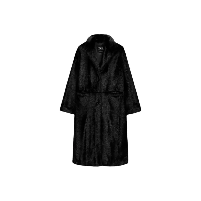 ZARA ZW Series Coats Women's Black-0