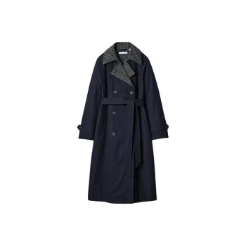 Jw Anderson X UNIQLO JWANDERSON Co brand Coats Women's Navy Blue