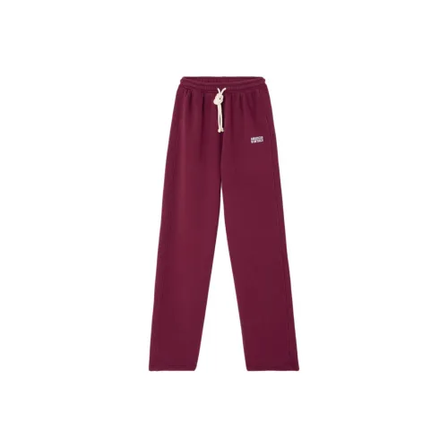 AMERICAN VINTAGE A.M FW24 Jogging Femme Izubird Casual Pants Women's Burgundy
