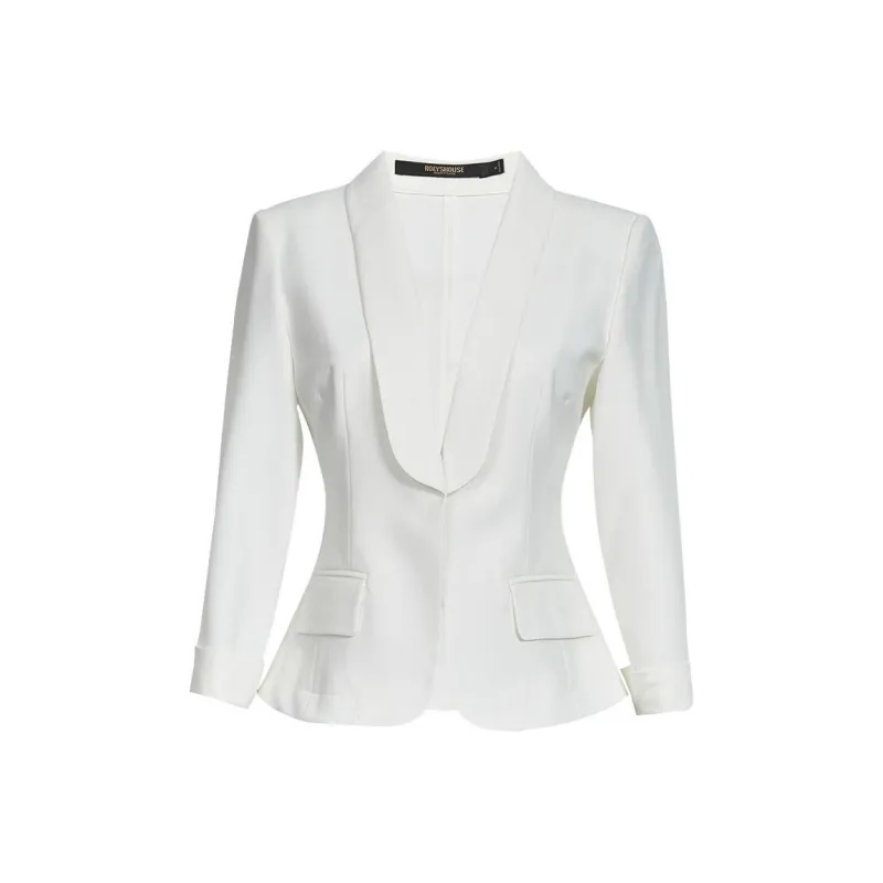 ROEYSHOUSE Business Suit Women's White-0