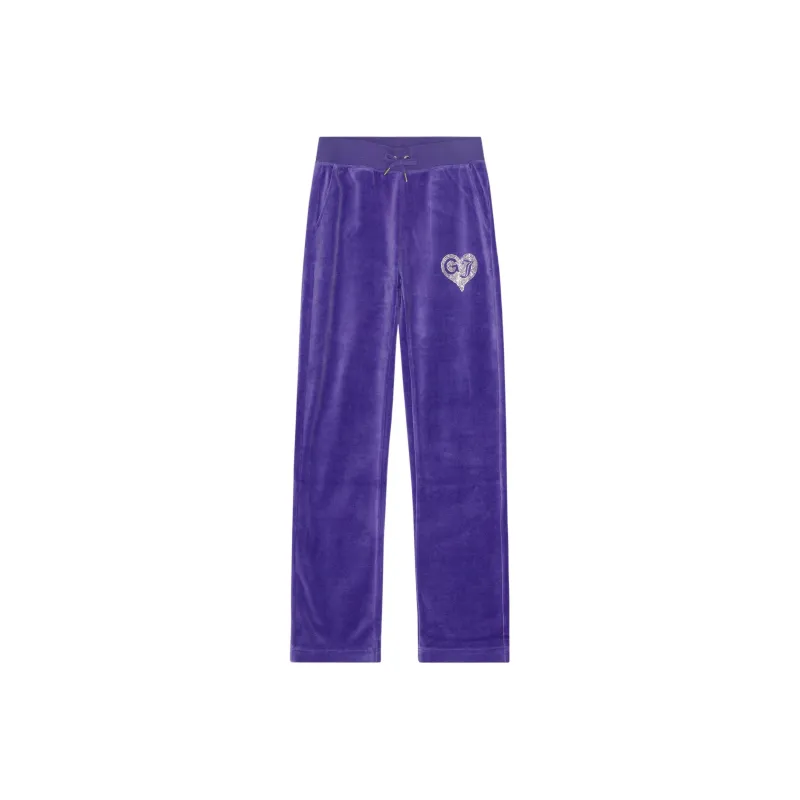 GANNI Juicy Couture Knitted Sweatpants Women's Purple-0