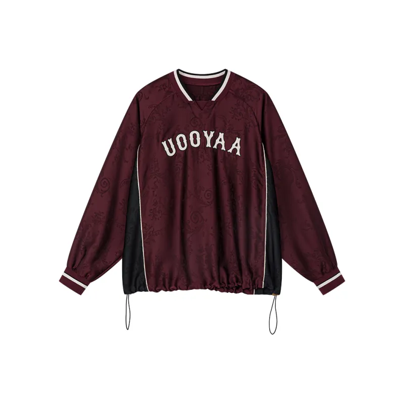 UOOYAA Sweatshirts Women's Burgundy-0