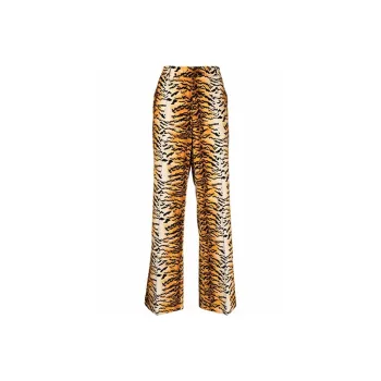PHILOSOPHY DI LORENZO SERAFINI Animal-print Wide Trousers