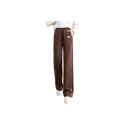 Mo Han Yi Mei Casual Pants Women's Coffee