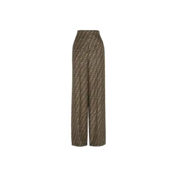 FENDI Allover Ff Printed Straight Leg Pants