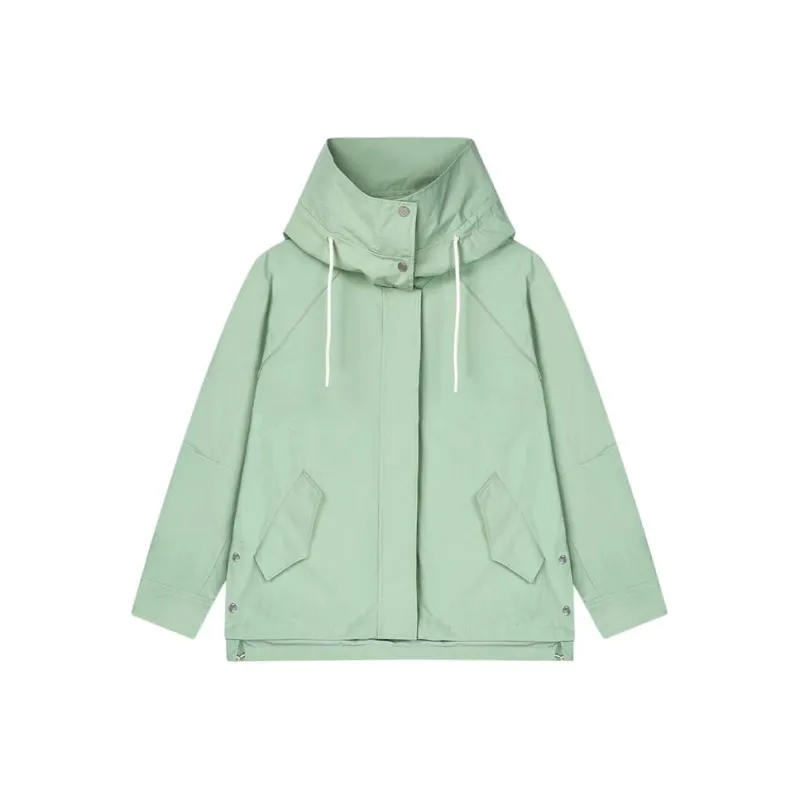 FILA Trench Coat Women's Withered Wood Green-0