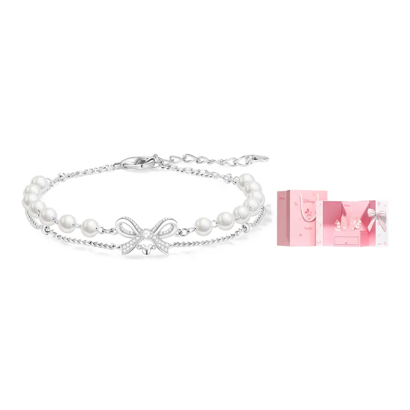 Disney Princess S925 Silver Bracelets Women's Silver-14
