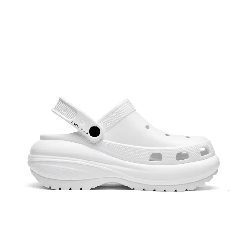 LIZHIPAO Clogs Women's Pure White-1