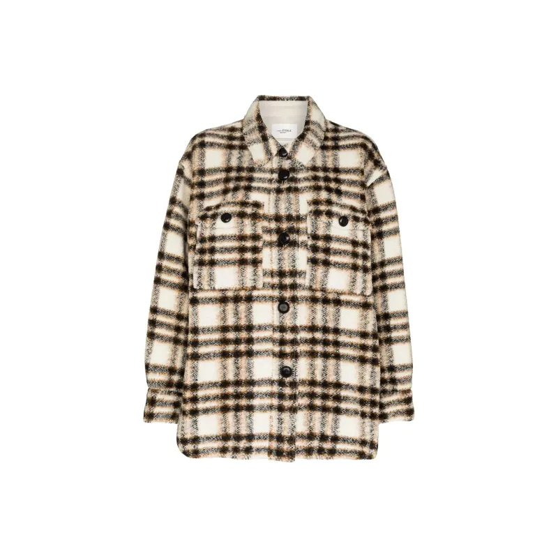 ISABEL MARANT ETOILE Cropped Coats Women's Beige-0