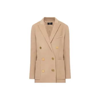BALMAIN Coats Women's Beige