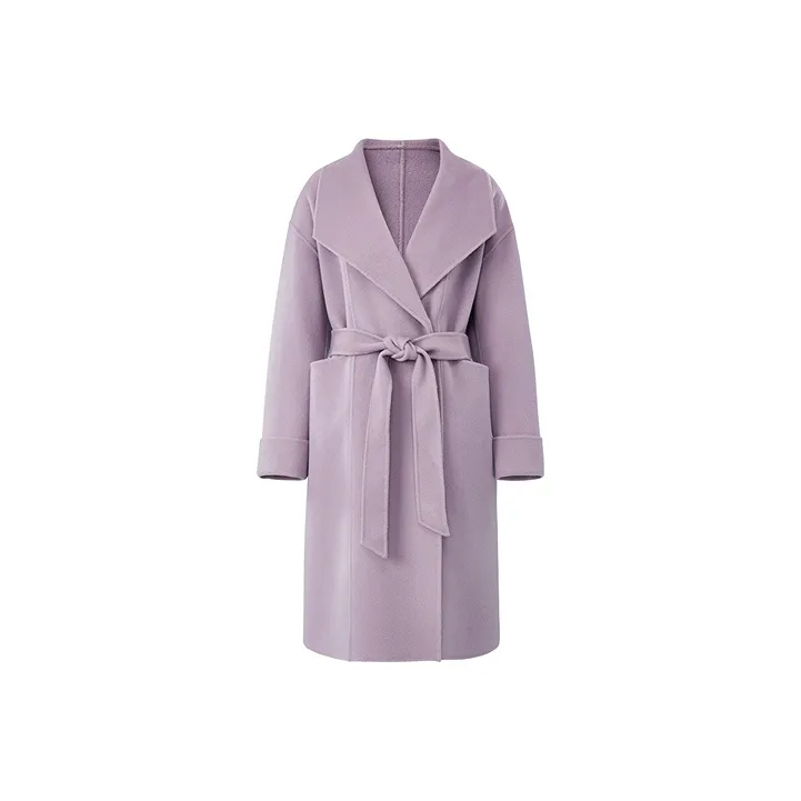 PEACEBIRD Coat Women's Gray Purple-0