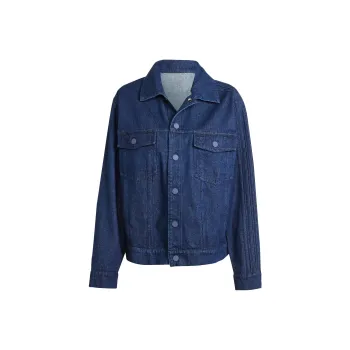Adidas KSENIASCHNAIDER Denim Jackets Women's Dark Blue