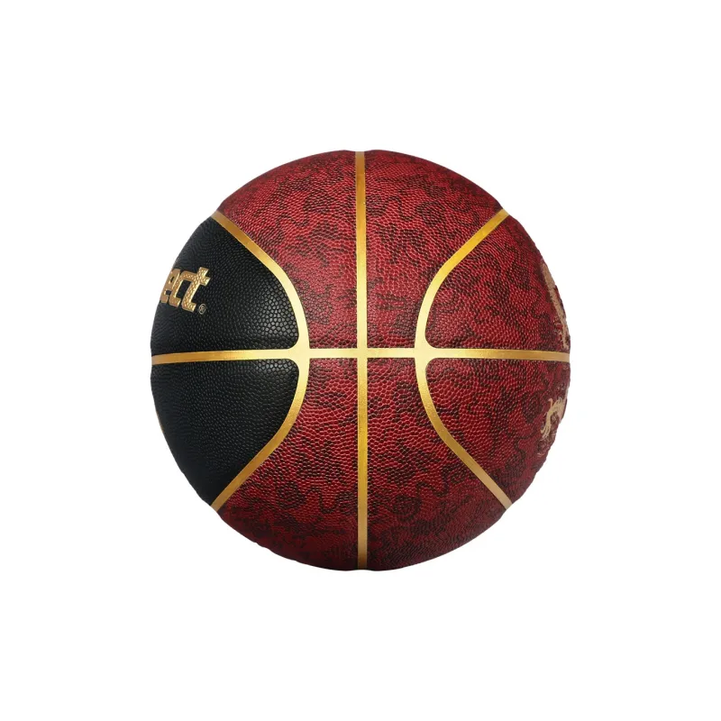 ProSelect PU Basketball Red Black Size 7 Ball Street Training Competition Unisex-3